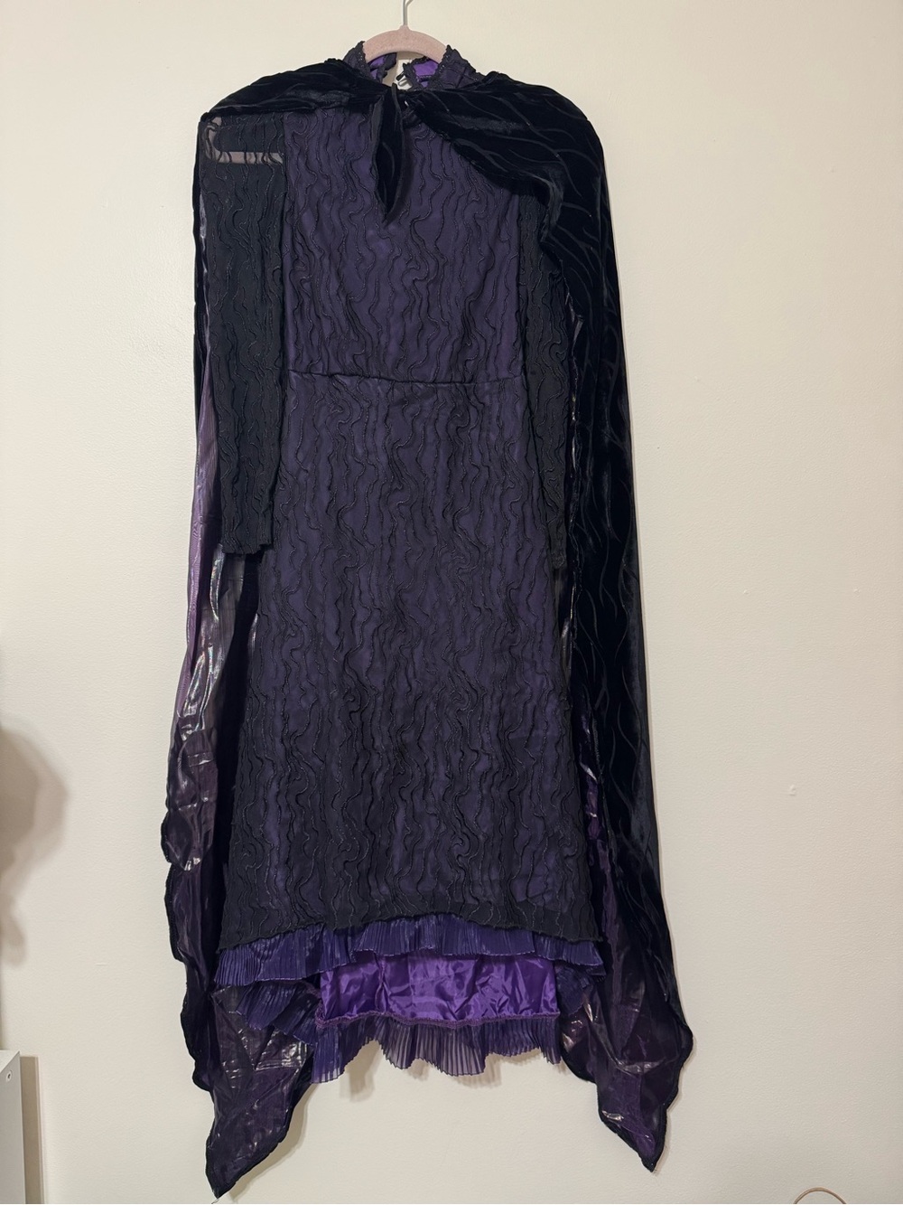 Wicked Elphaba Full Length Dress and Cape Halloween Costume